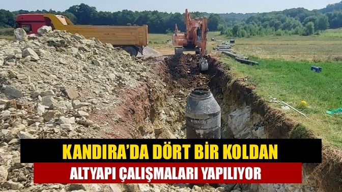 Kandıra sağlıklı altyapıya kavuşturulması, içmesuyu ihtiyaçlarının depolanması, atık suların çevreyi