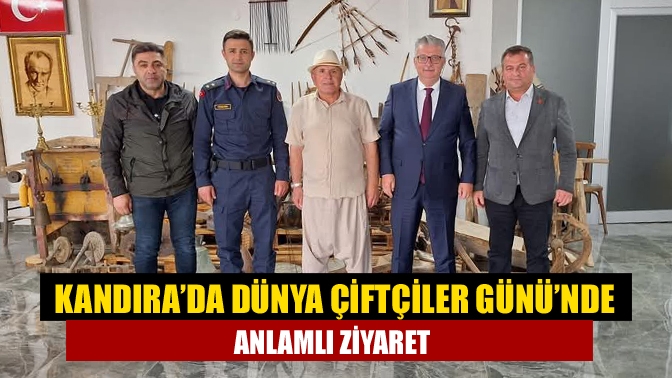 14 Mayıs Dünya Çiftçiler Günü’nde Kandıra protokolü, Ziraat Odası Başkanı