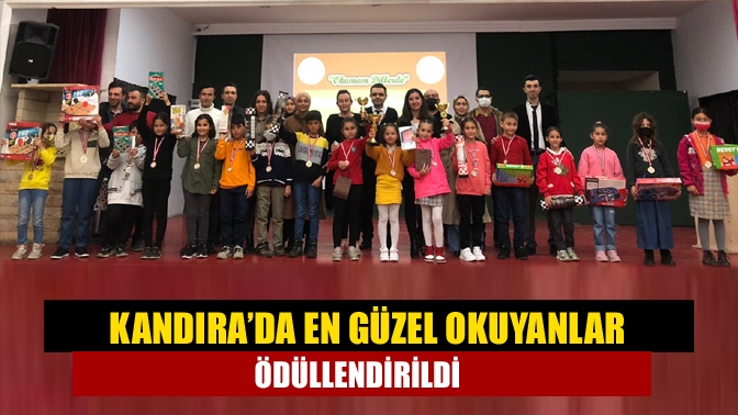 Kandıra’da 4’ncü sınıf öğrencilerine yönelik Etkin Sesli Okuma Yarışması düzenlendi.