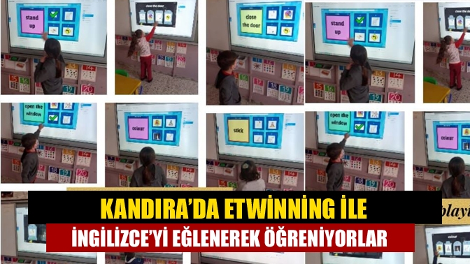 Lets Learn English Together (İngilizceyi Birlikte Öğrenelim) isimli projede öğrenciler