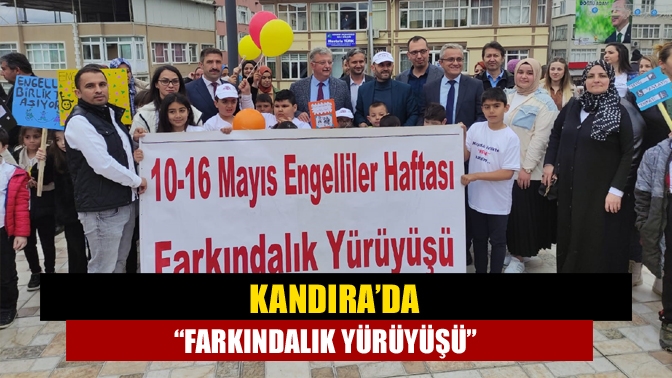 Kandıra Özel Eğitim Uygulama Okulu tarafından, Engelliler Haftası çerçevesinde “Farkındalık