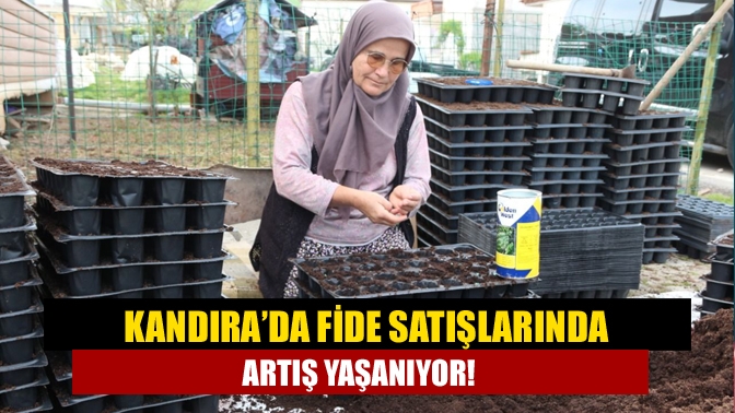Kandıra ilçesinde, ufak çapta da olsa organik bahçe hazırlamak isteyen