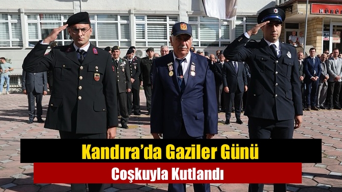 Kandıra’da Gaziler Günü ve Atatürk’e mareşallik unvanının 104. yılı, tören