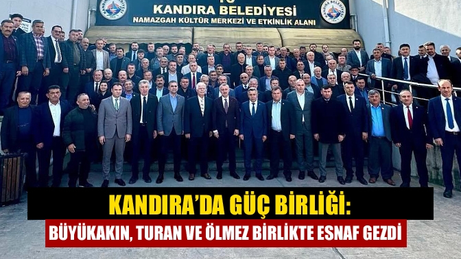 Kocaeli Büyükşehir Belediye Başkanı Doç.Dr.TahirBüyükakın, önceki gün Kandıra’da dolu dolu