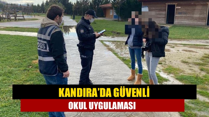 Kocaeli İl Emniyet ve Kandıra ilçe emniyet Müdürlüğü tarafından öğrencilerin