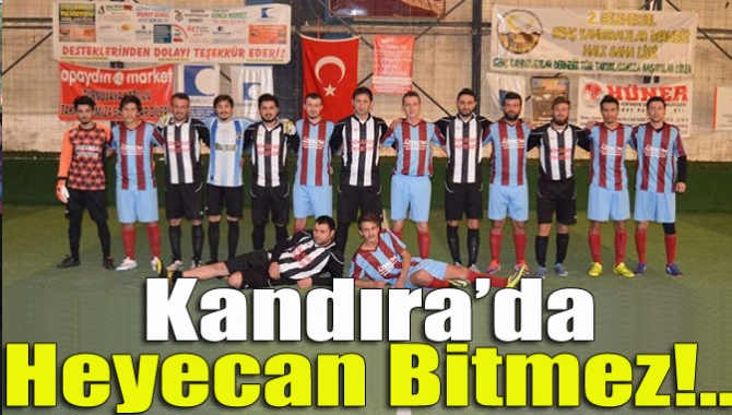 Genç Kandıralılar Derneği'nin geleneksel olarak düzenlediği Dostluk Halı Saha Ligi'nin