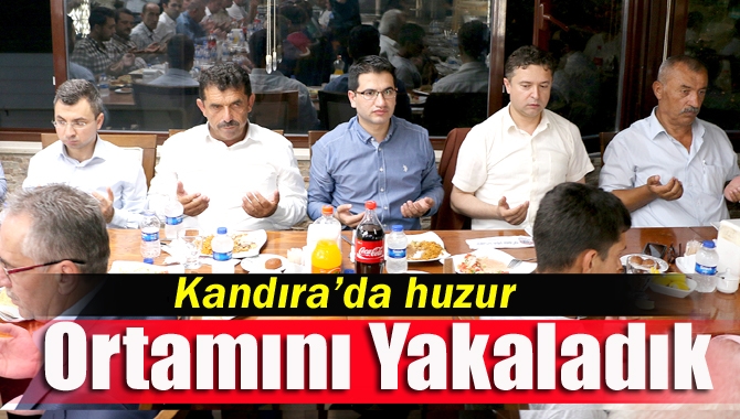Yeni Kandıra Muhtarlar Derneği tarafından düzenlenen iftar yemeğinde konuşan Belediye
