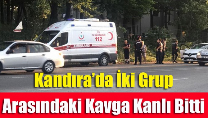 Kandıra’da çıkan kavgada bir kişi, kesici aletle yaralandı.