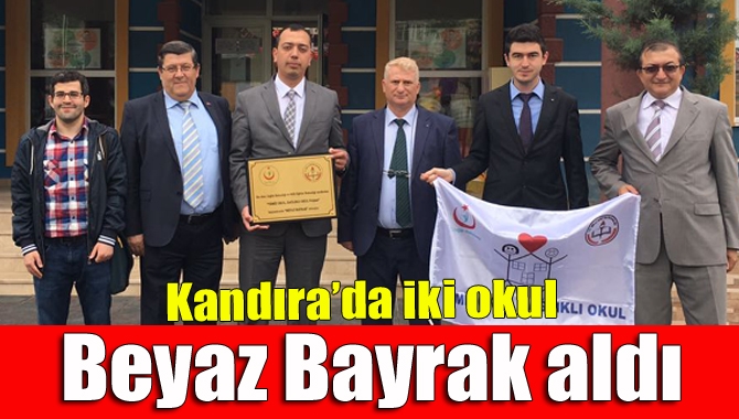 Kandıra’da 'Temiz Okul, Sağlıklı Okul Projesi' kapsamında iki okul Beyaz