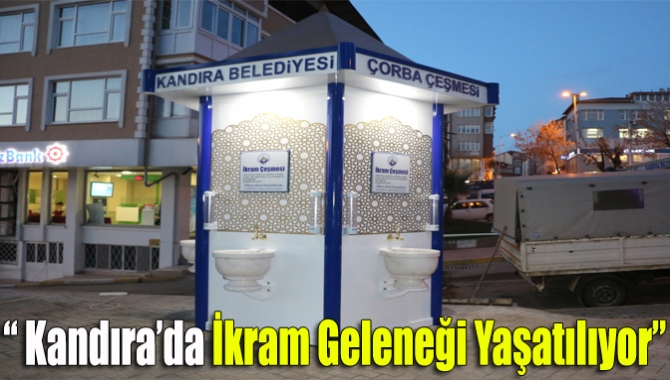 Kandıra Belediyesi, sosyal belediyecilik hizmetleri kapsamında ilçeye kurduğu Selçuklu mimarisine