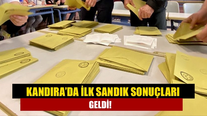 Cumhurbaşkanı Seçimi ikinci turu ile ilgili ilk sandık sonuçları gelmeye