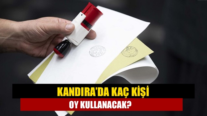31 Mart yerel seçimlerinde Kandıra merkez ve köylerinde toplam 39