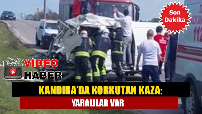 Kandıra Cezaevi-Akçaova yolu üzerinde meydana gelen zincirleme trafik kazasında 2