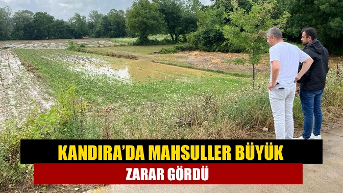 Kandıra son yılların en büyük sel felaketini yaşadı. yağmur nedeniyle