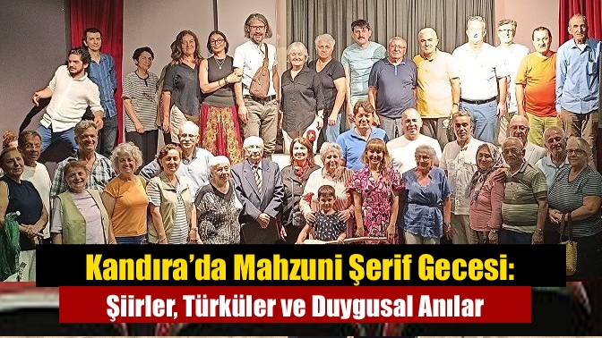 Kandıra’da düzenlenen Aşık Mahzuni Şerif Anma Gecesi, şiirler ve türküler