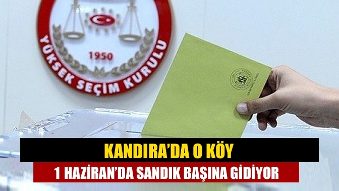 Kandıra Pirceler Mahallesi’nde, vefat eden Muhtar Erol Sert’in yerine 1