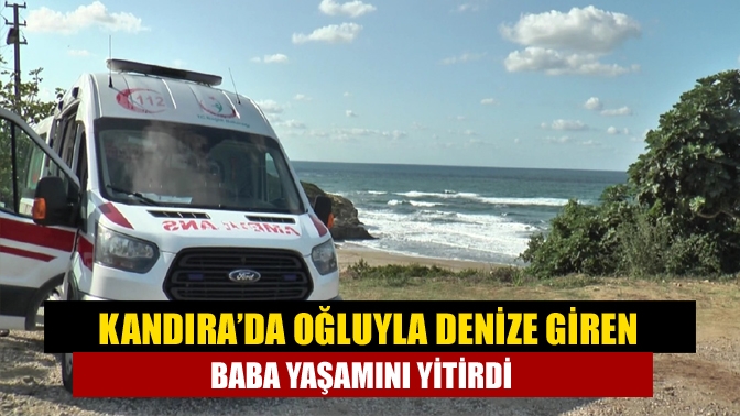 Kandıra Sarısu plajında oğluyla boğulma tehlikesi geçiren baba, kaldırıldığı hastanede