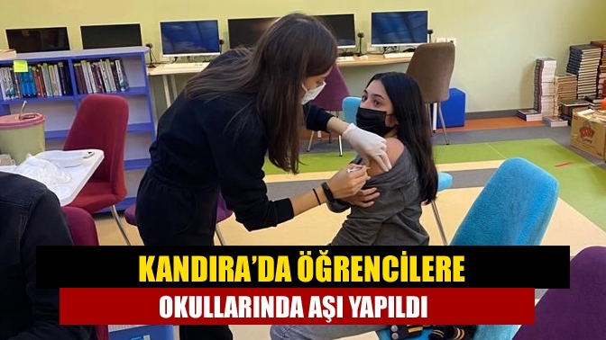 Kandıra İlçe Sağlık Müdürlüğü tarafından Kandıra Anadolu Lisesi’nde ve Akçakoca