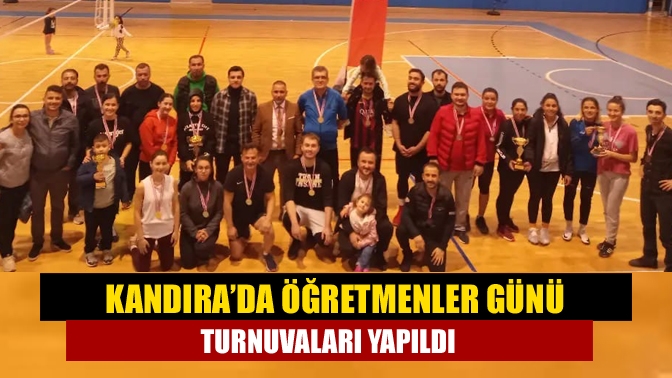 Öğretmenler günü etkinlikleri kapsamında Kandıra Gençlik ve Spor İlçe Müdürlüğü