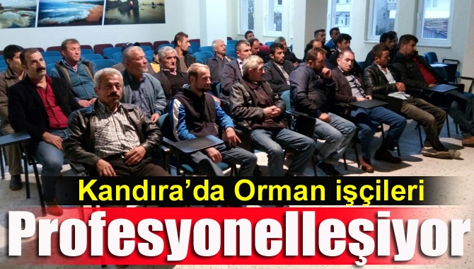 Kandıra’da orman işçilerine yönelik 'Ağaç Kesme ve Boylama Operatörlüğü' kursu