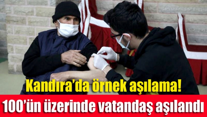 Kandıra İlçe Sağlık Müdürlüğü ilçe genelinde 65 yaş ve üstü
