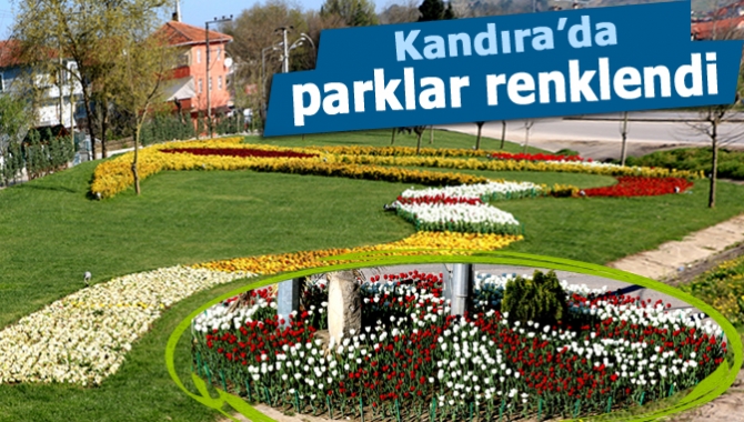Kandıra Belediyesi,  ilkbaharın gelmesiyle birlikte ilçe genelindeki parklarda ve