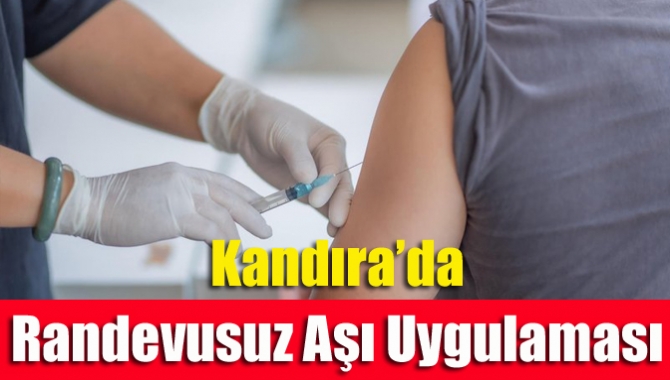Kandıra’da dün itibariyle başlayan randevusuz aşı uygulaması, Turan Güneş Kültür