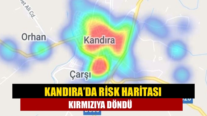 Kocaeli’nin mavisi Kandıra, kızarmaya başladı. Son verilere göre Kocaeli’nin Kandıra’yla
