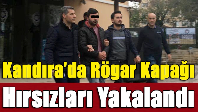 Kandıra Ahmet Ali Caddesi üzerindeki rögar kapaklarını çaldığı iddia edilen