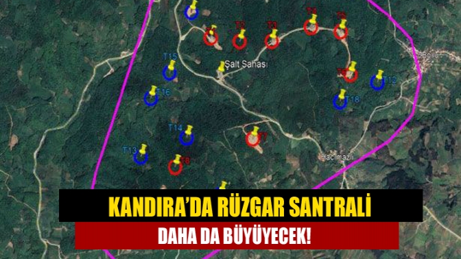 Kandıra’da faaliyette bulunan kandıra rüzgâr enerji santrali kapasite artışına gidiyor.