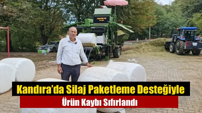 Kocaeli Büyükşehir Belediyesi’nin çiftçilere kazandırdığı silaj paketleme makineleriyle 1 milyon