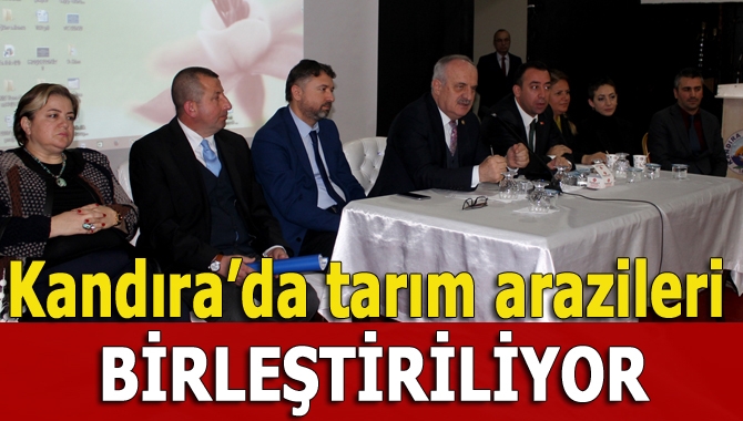 Kandıra’da tarım arazilerinin birleştirilmesine yönelik yapılan toplantıda konuşan Kocaeli Milletvekili