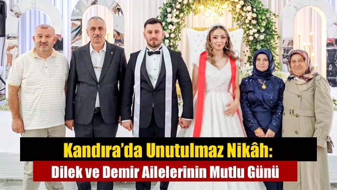 Emir Dilek ile Şüheda Demir, Kandıra’da düzenlenen coşkulu törenle hayatlarını