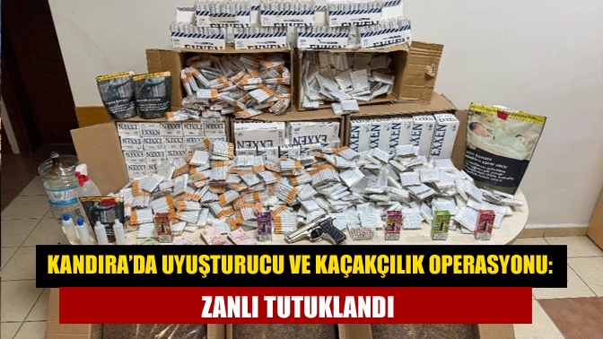 Kandıra İlçe Emniyet Müdürlüğü ekipleri tarafından düzenlenen operasyonda uyuşturucu madde