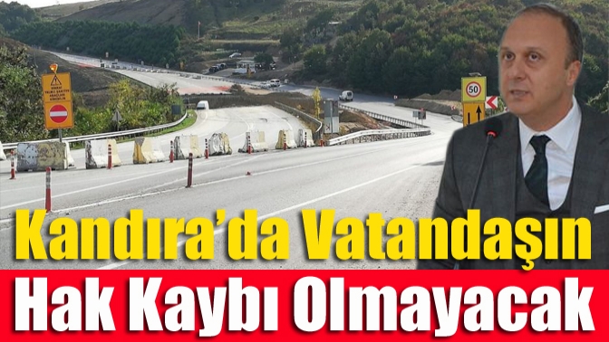 Kandıra duble yolu inşaatının hızlanması amacı ile alınan acele kamulaştırma