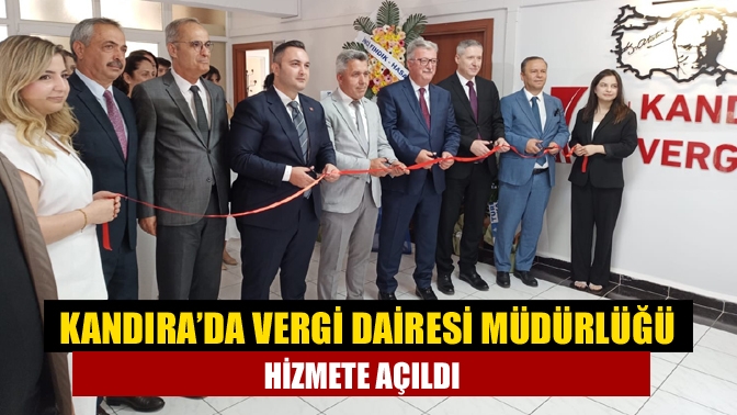 Kandıra Hükümet Konağı’nda hizmete giren Vergi Dairesi Müdürlüğü, vatandaşlara daha