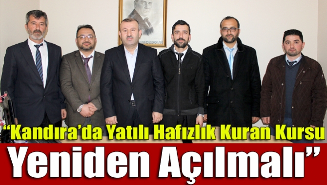 Kandıra’da yetişen son hafızlar, ilçede yeniden yatılı Hafızlık Kuran Kursu