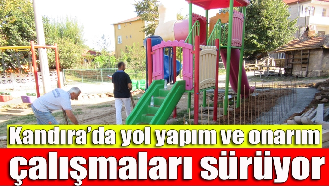 Kandıra Belediyesi Fen İşleri Müdürlüğü tarafından ilçenin gelişen yüzünü göstermek