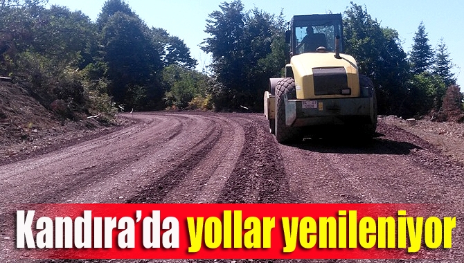 Büyükşehir, Kandıra’da 5 köyü birbirine bağlayan grup yolunda asfaltlama çalışması