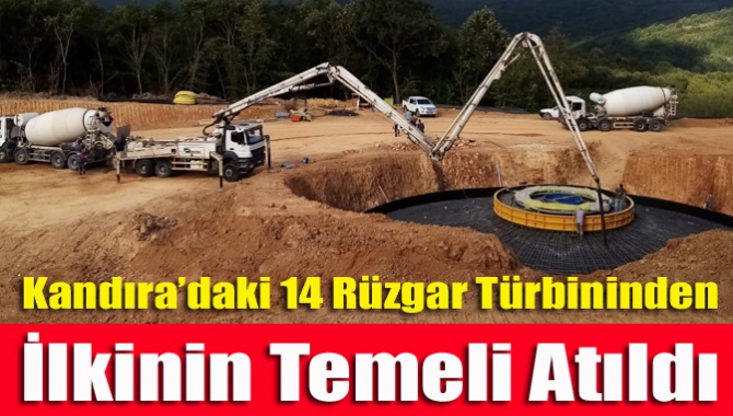 Kandıra’da inşasına başlanan Rüzgar türbinlerinden ilkinin temeli atıldı. Türbinlerden sağlanacak