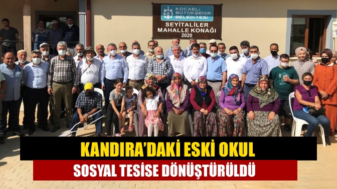 Zamanla yıpranarak kullanılamaz hale gelen Kandıra Seyitaliler Mahallesi’ndeki 57 yıllık
