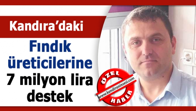 Kocaeli Ticaret Odası Yönetim Kurulu Üyesi Murat Tonguç, Kandıra’daki fındık
