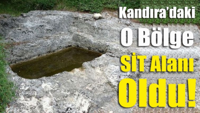 Kandıra Babaköy’de tarihi eserlerin bulunduğu bölge 1. derecede SİT alanı