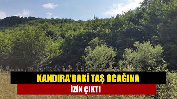 Kandıra’da büyük bir çevre felaketine sebep olacak olan taşocağı tartışması