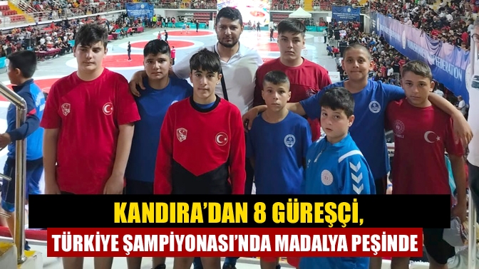 Sivas’ta başlayan U10-U14 Yaş Türkiye Güreş Şampiyonası’na Kandıra’dan 8 sporcu