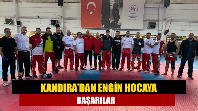 Kandıra Gençlerbirliği Kulübü, Kick Boks Antrenörü Engin Kardaş'a başarı dileklerinde