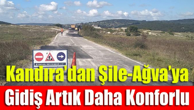 Büyükşehir Belediyesi, Kandıra’dan başlayan ve Şile- Ağva’ya kadar uzanan yolu