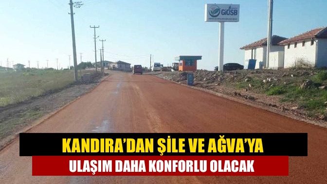 Büyükşehir Belediyesi tarafından Kandıra'da Şile ve Ağva’ya ulaşımın sağlandığı Akçaova-Cezaevi