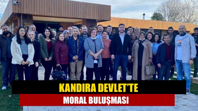 M.Kazım Dinç Kandıra Devlet Hastanesi çalışanları kahvaltı yapıp güzel bir