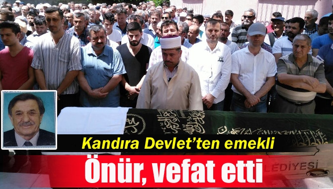M. Kazım Dinç Kandıra Devlet Hastanesi’nden emekli Ramis Rıfat Önür